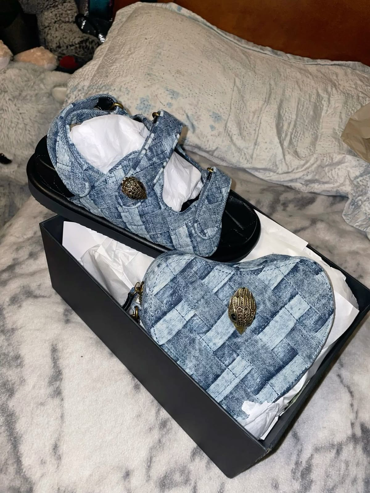 Kurt Slides & Purse Set