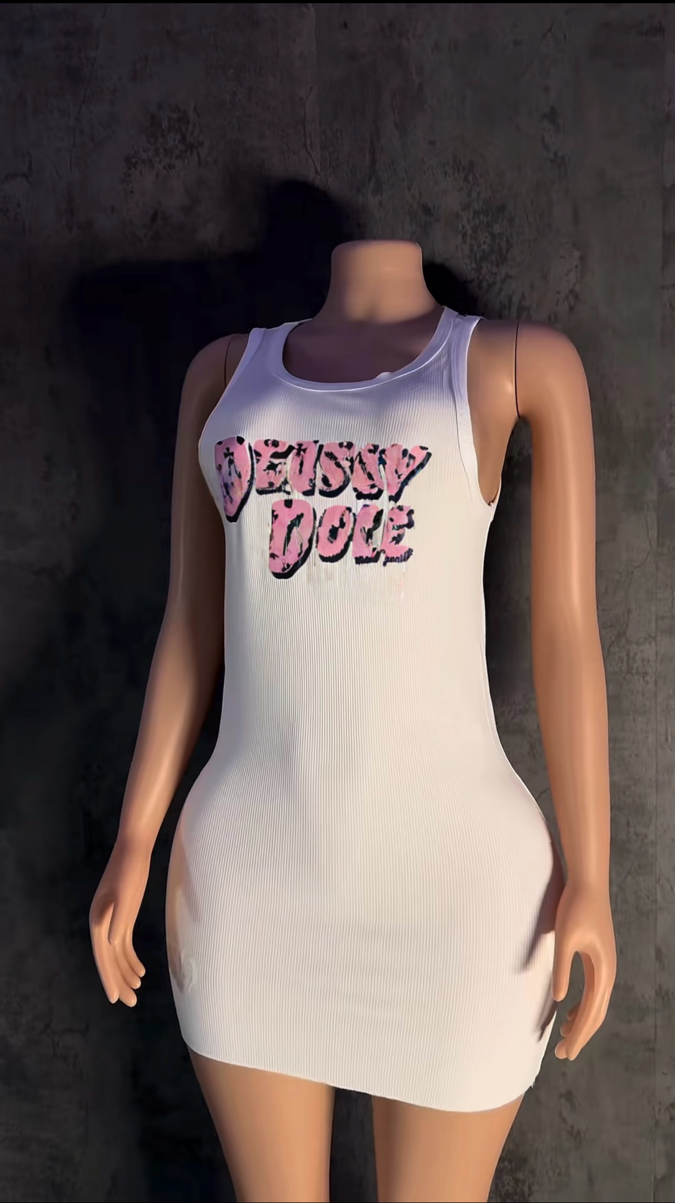 CHROME DD TANK DRESS