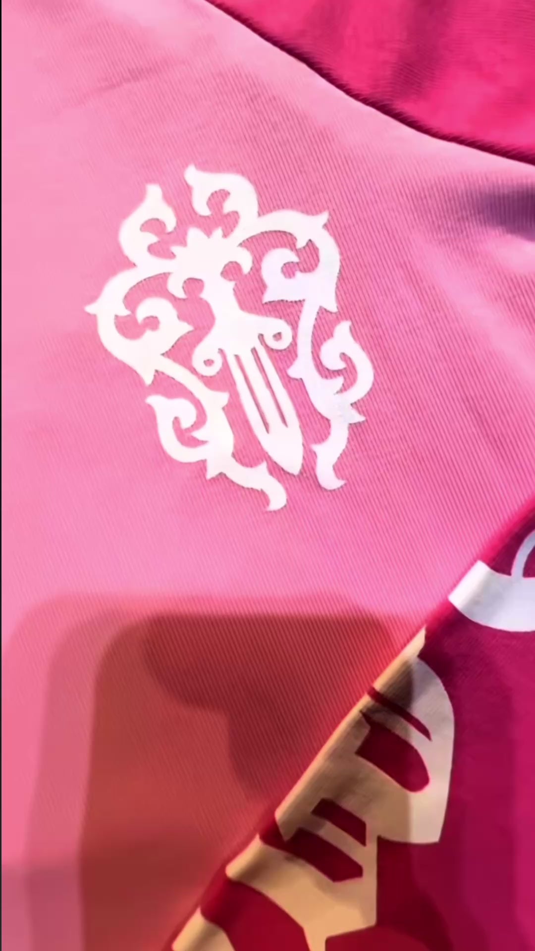 Pink Chrome Long Sleeve T- Shirts